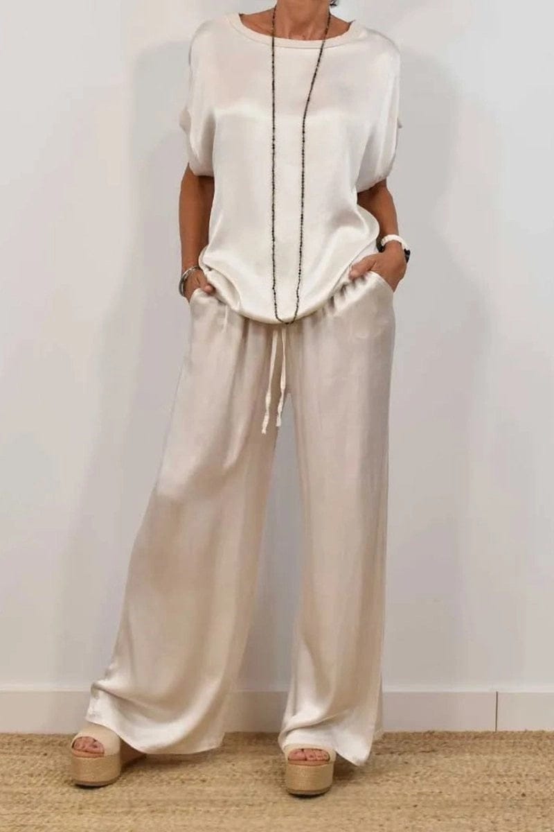 Ensemble élégant en satin