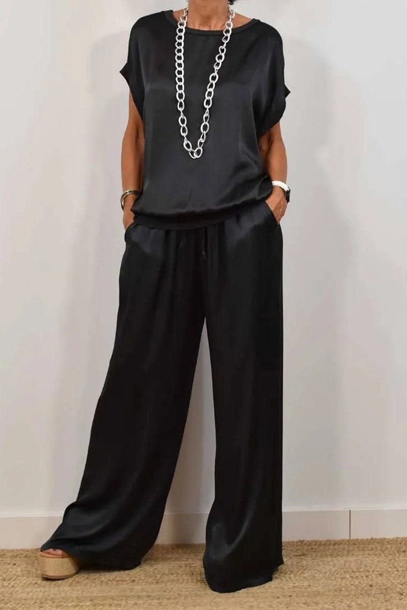 Ensemble élégant en satin