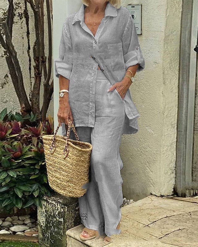 Ensemble cardigan à manches longues