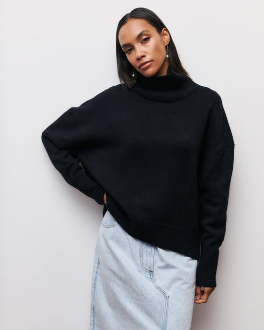 Pull Oversize Col Montant 