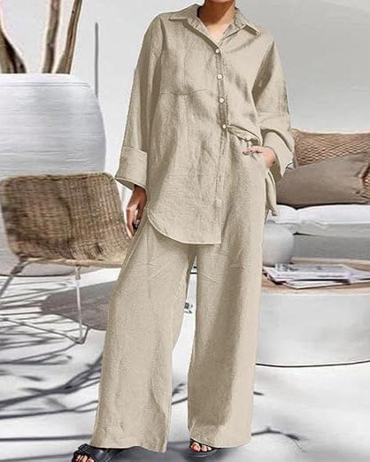 Ensemble cardigan à manches longues