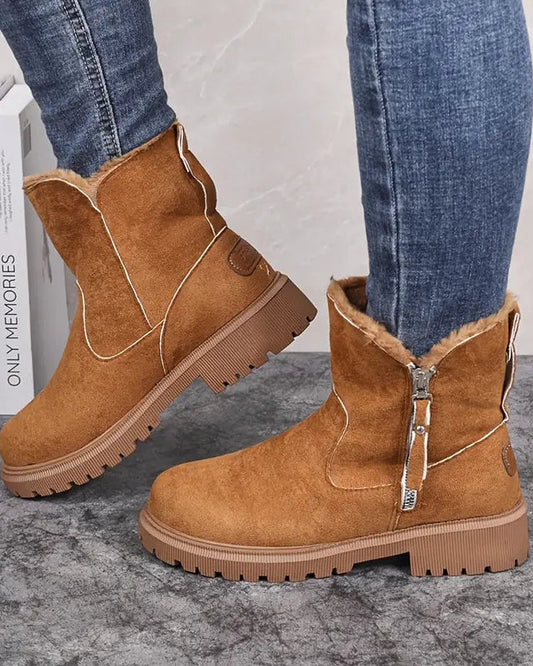 Bottes de neige Martin en polaire d'hiver pour femmes - My Store