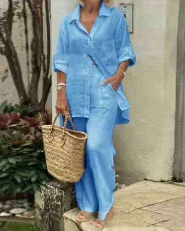 Ensemble cardigan à manches longues