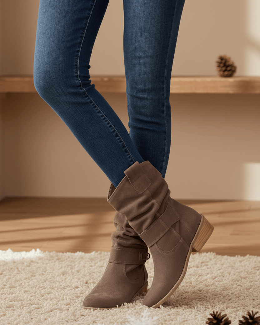 Bottes d'hiver élégantes à talon haut pointu - My Store