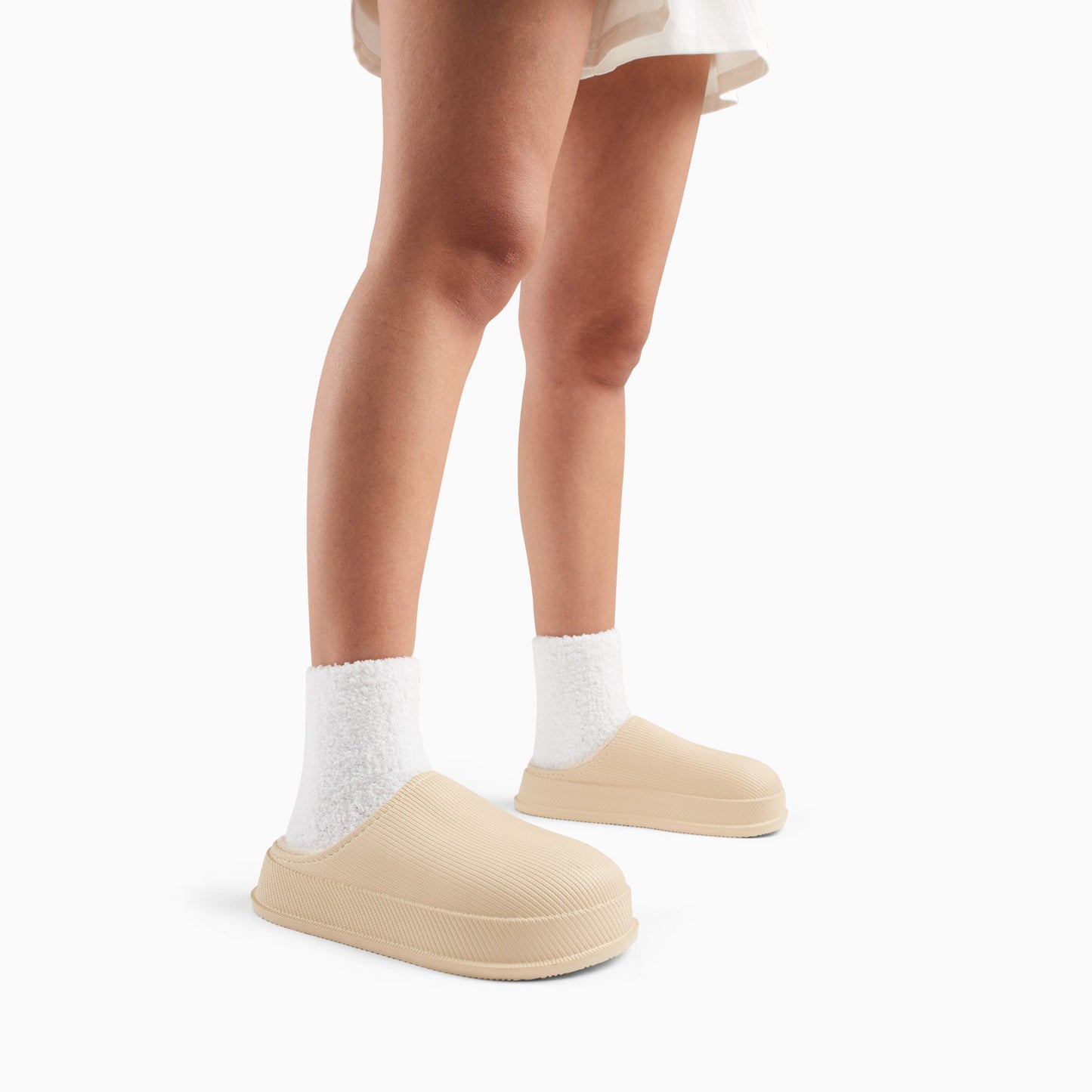 Pantoufles chaudes, imperméables et antidérapantes en coton