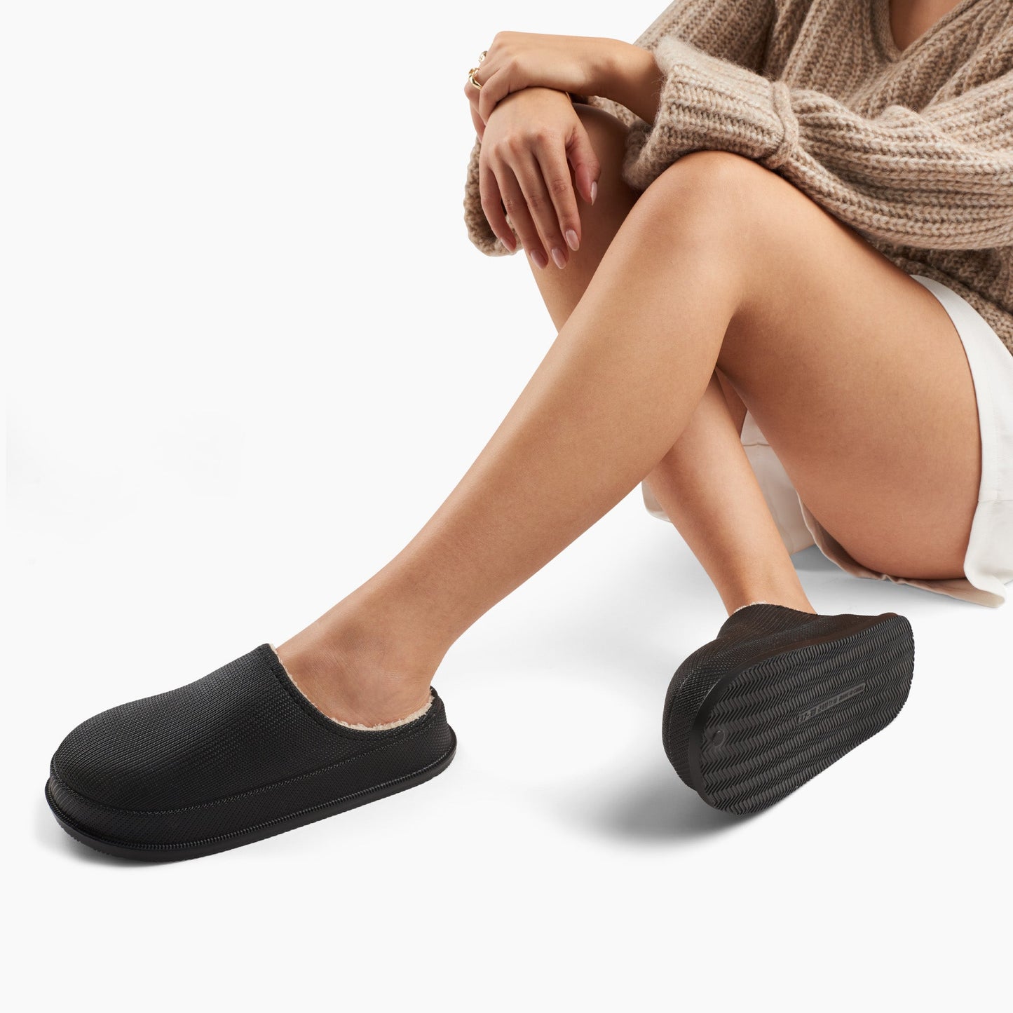 Pantoufles chaudes, imperméables et antidérapantes en coton