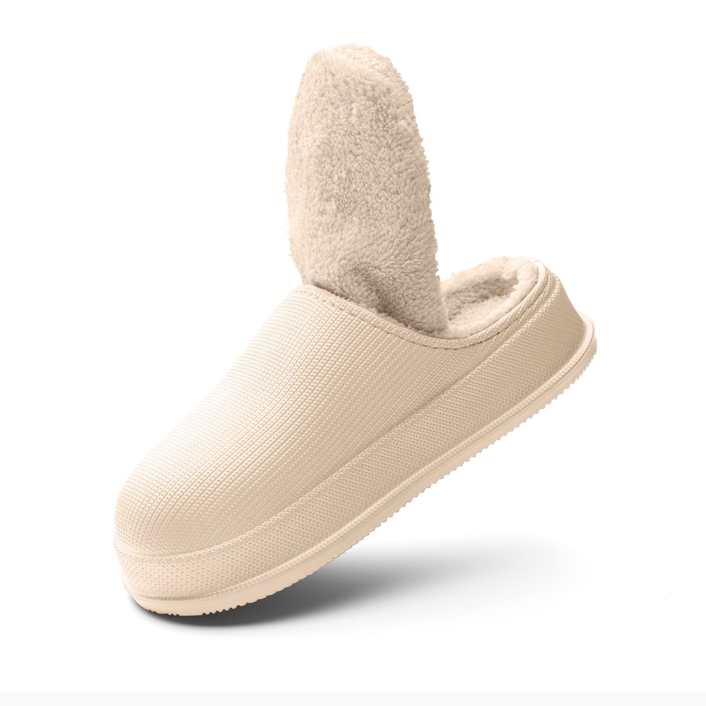 Pantoufles chaudes, imperméables et antidérapantes en coton