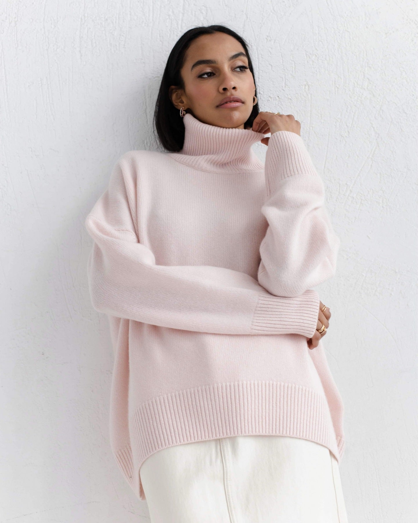 Pull Oversize Col Montant 