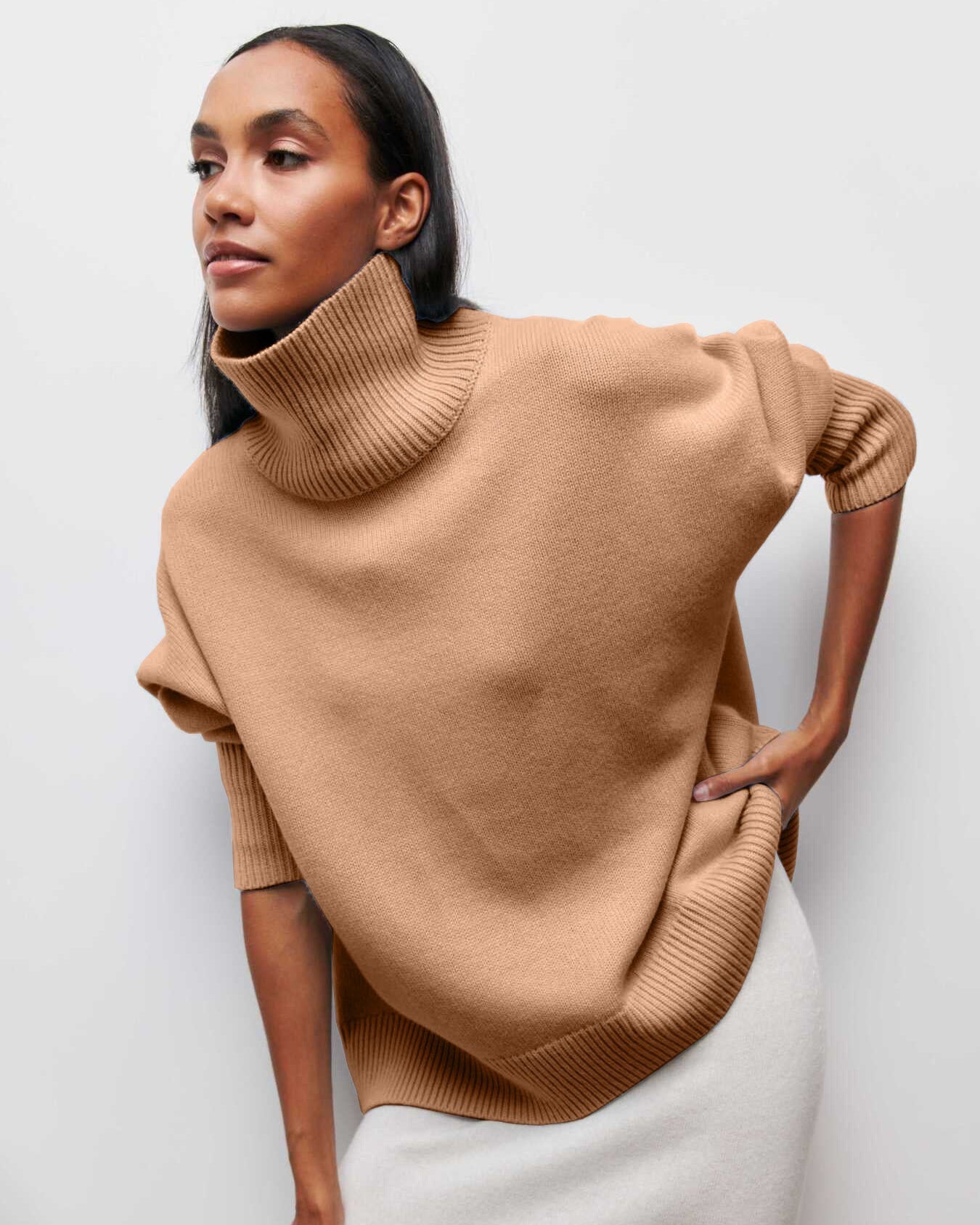 Pull Oversize Col Montant 