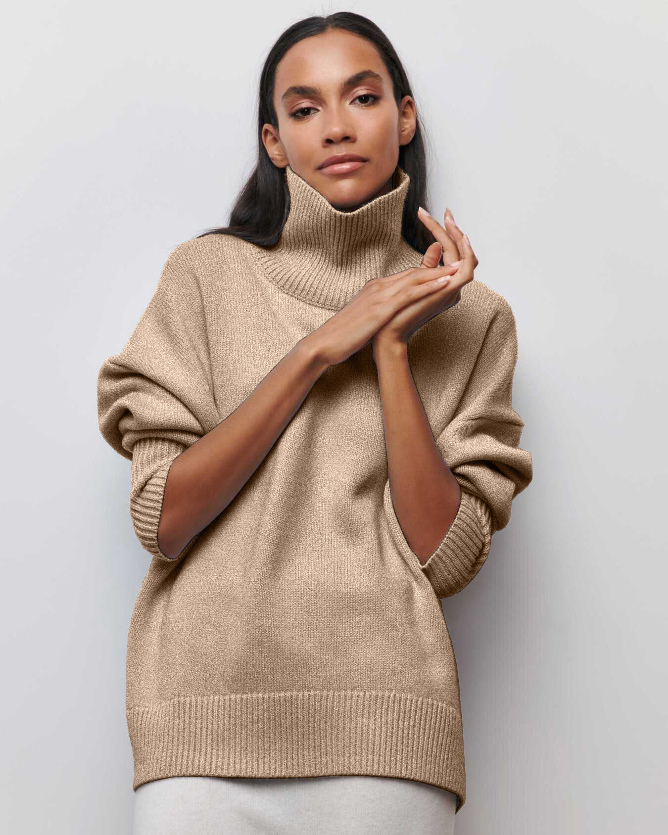 Pull Oversize Col Montant 